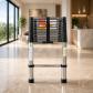 �chelle Portable T�lescopique 3,2M Acier Inox Qualit� Pliable Extensible 150kg