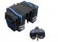 Sacoche v�lo Porte bagages arri�re Double sac pour Rangement Si�ge Arri�re Bleu
