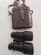 JUMELLES ANCIENNE FLAMMARION 14-18  WW1   WW2   SACOCHE CUIR MILITAIRE MILITARIA