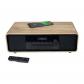 Micro cha�ne Bluetooth   THOMSON   Bois-Noir   Radio FM-DAB -CD-MP3-USB-Inductio
