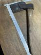 hache mineur Mines De Lens outil ancien Boiseur fer forg�e axe old tool 26-2691