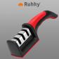 Aiguiseur de Couteau Professionnel 3 Etapes Affuteur Manuel Ergonomique Main