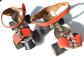 Anciennes Paire de PATINS A ROULETTES enfant   marque GERMINA - RDA
