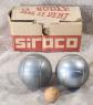 Vintage Pair Of Petanque Balls Cafes J. VABRE Siroco Box Cochonnet