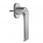 Poign�e de fen�tre argent�e en acier inoxydable aspect F 9 pour profil Corona...