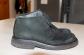 Men's Black Suede Ankle Boots In Very Good Condition GEORGES RECH Size 42