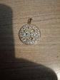 Pendentif En Argent 925 Avec Strass  29mm Poids 9,9 Grammes