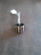 Bague Fantaisie style ethnique   Bague en Bois Marron fonc� Vernis � Motifs
