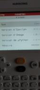 Calculatrice NumWorks N0110   �dition OMEGA 1.22.1 (CAS D�bloqu�   Jeux GB-NE