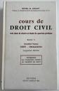Juglart Cours de droit civil Tome 1 Biens 0bligations Montchrestien 1967