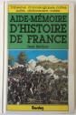 Aide m�moire d histoire de France Jean Berthier Bordas 1988