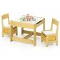 Table Enfant Tableau Amovible � 2 Faces et 2 Bo�tes avec Chaise Bureau Enfant a