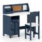 Bureau pour Enfants avec Chaise Tableau d'Affichage Biblioth�que en Bois pour l