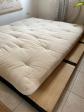 Futon matelas 160 x 200 pur coton bio (peu utilis� sans taches et dans odeurs)