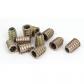 Bois M10�x 25�mm Hex Socket Vis en fil Zingu� Insert Nut 11�pcs