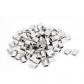 100Pcs M4 Aluminium Ovale Pinces Pour Manchons C�ble S Acier 4mm Collier Serti