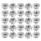 M3 contre �crous hexagonaux � embase dentel�e, en acier inoxydable 316, 25pcs