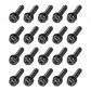 M6x25mm acier carbone T�te Cruciforme vis Machine rondelles ressort 20Pcs