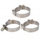 3pcs 56mm 64mm Acier Inox T Bolt Collier filtre pompe � essence plomberie
