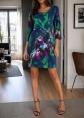 Robe COS Multicolore Imprim� Floral Art Abstrait FR36