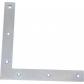 Equerre de fen�tre 120 x 120 x 20 x 2 mm bouts carr�s zingu� JARDINIER MASSARD