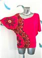 Pretty Pink Top Beaded Bat Cut DESIGUAL Size S Excellent Condition