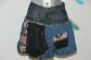 Pretty Patchwork Jeans Skirt Desigual Size Large 36 French Real 38