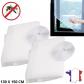 Lot 2 Moustiquaire Fenetre Toile Anti Moustique Filet Maille Ajustable 130x150cm