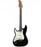 Guitare Electrique Gaucher EKO ST300 BLK LH   Type Strat vintage   Black