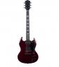 Guitare Electrique EKO DV300 RED   Type SG vintage   Red