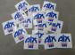 Lot 30 Autocollants AIX LES BAINS Vintage 7,5 x 7,5 cm logo ville cure ancien
