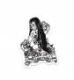 AUTOCOLLANT   TATOUAGE TATOO : FEMME FILLE WOMAN GIRL SEXY LOST FAITH - STICKERS