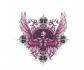 AUTOCOLLANT   T�TE DE MORT : SKULL DEATH DEAD HEAD PHENIX ANGELS - STICKERS
