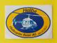 Autocollant vintage Heliba Helicopter Basel AG (12,5x9 cm)