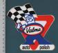 VALMA AUTO POLISH   AUTOMOBILE RALLYE RACING MECANIQUE GARAGE   AUTOCOLLANT