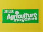 Autocollant vintage : Je lis Agriculture Magazine (18x7 cm)