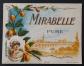 Ancienne �tiquette MIRABELLE pure Art Deco Bretagne ann�es 30