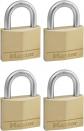 Master Lock Lot de 4x cadenas (50mm) 150EURQNOP