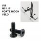 Vis de porte bidon noir (boite de 2)
