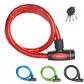 MASTER LOCK Cable Antivol V�lo [1 m C�ble] [Cl�] [Ext�rieur] [Couleur Al�atoire]