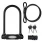 MASTER LOCK Antivol U avec C�ble [A Cl�] [Support de V�lo Universel] [Antivol Ce