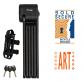 Master Lock Antivol V�lo Pliabe Certifi� en Acier Tremp�, 3 cl�s, Support de tra