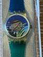 Montre 1968 SWATCH LADY LK101 Corail Noir Excellent �tat en bo�te