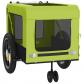 Remorque chariot transport de v�lo pour animaux de compagnie vert Helloshop26 0