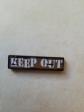 LEGO Tile 1 x 4 with 'KEEPOUT' Pattern R�f 2431px5 Set6791-6761-6790