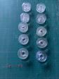 lot de 10 cannettes plastique transparent universelles pour machines � coudre