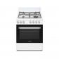 ROSIERES   RGG663CSW-E Cuisini�re Prodige 60cm 4G Four Gaz CN Catalyse Blanc