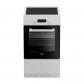 Cuisiniere induction   BEKO   FSM58301WC   3 feux   0,92 kwh-cycle   50cm