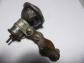 Ancien vintage CABOCHON  laiton verre FEU ARRIERE velo cyclomoteur 1920-1940