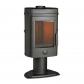 Poele a bois INVICTA Mesnil   Puissance optimale 8 kW   Max: 12kW  B�ches 34 cm
